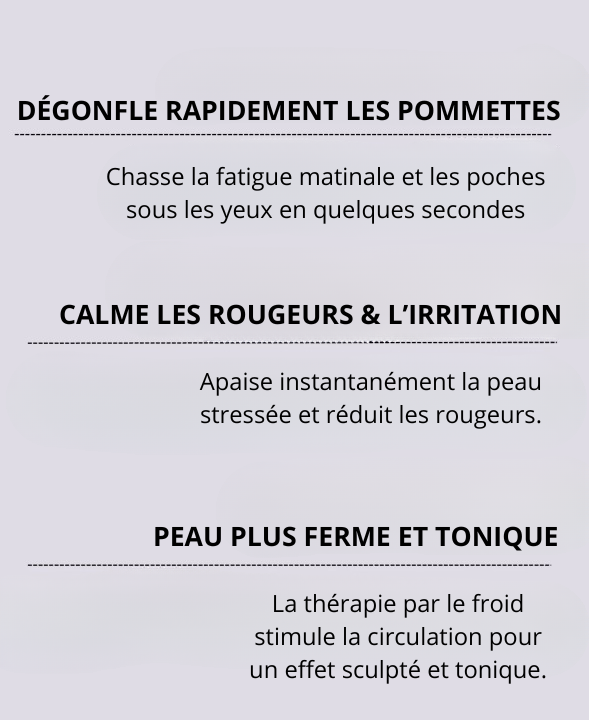 Rouleau de Glace/Outils massant